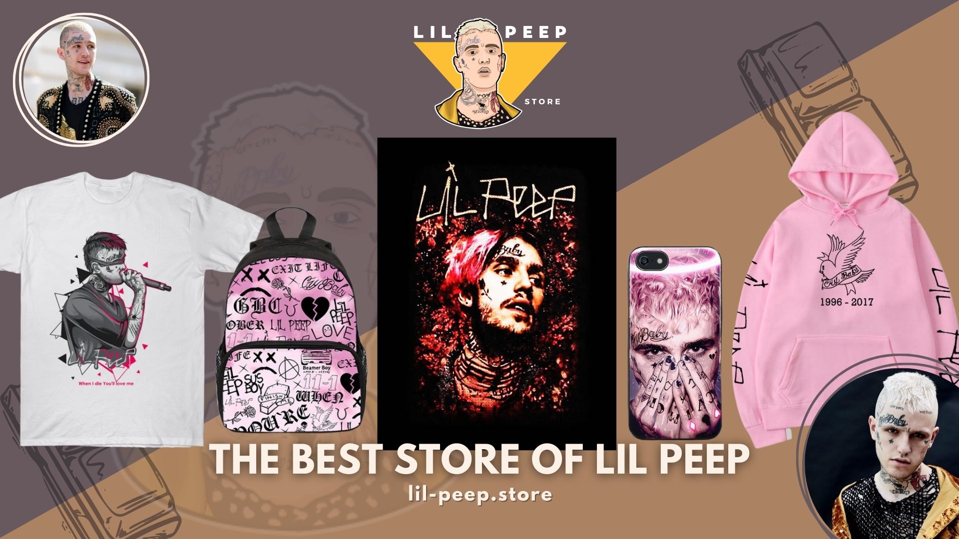 Lil Peep Store Banner - Lil Peep Merch
